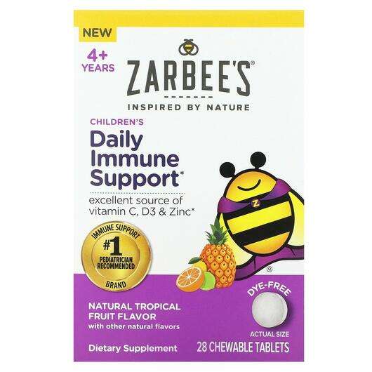 Основне фото товара Zarbees, Children's Daily Immune Support 4+, Підтримка імуніте...