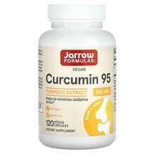 Jarrow Formulas, Куркумин 95 500 мг, Curcumin 95, 120 капсул