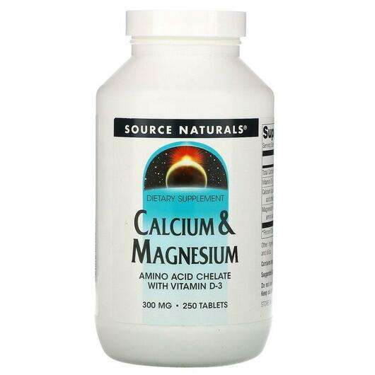 Основное фото товара Source Naturals, Кальций и магний 300 мг, Calcium & Magnes...