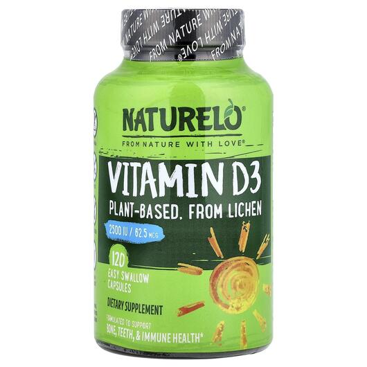 Основное фото товара Vitamin D3 62.5 mcg 2500 IU, Витамин D3 Холекальциферол, 120 капс