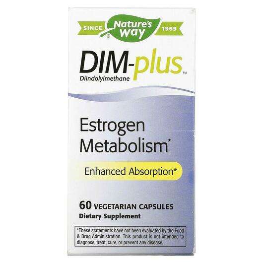 Основне фото товара Nature's Way, DIM-plus Estrogen Metabolism, Дііндолілмета...