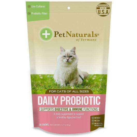 Daily Probiotic For Cats 30 Chews, Для кішок, 36 г