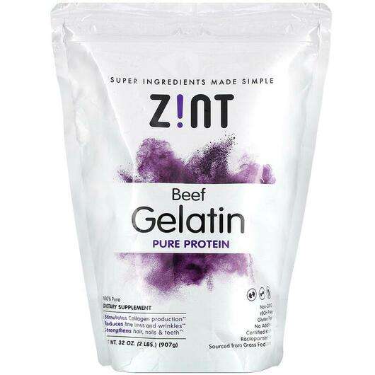 Beef Gelatin Pure Protein, Яловичий Желатин, 907 г