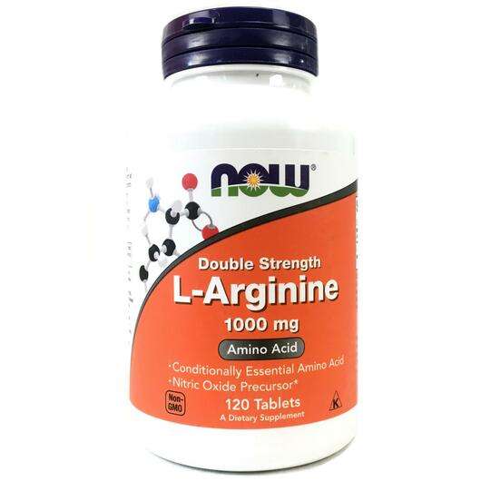 L-Arginine 1000 mg, L аргінін 1000 мг, 120 таблеток