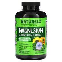 Naturelo, Magnesium Glycinate Chelate Complex, 240 Vegetarian ...