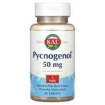 KAL, Pycnogenol 50 mg, Пікногенол, 60 таблеток