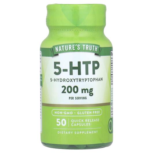 Основне фото товара Nature's Truth, 5-HTP 100 mg, 5-гідрокситриптофан, 50 капсул
