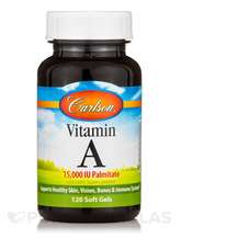 Carlson, Витамин А Ретинол, Vitamin A Palmitate 15000 IU, 120 ...