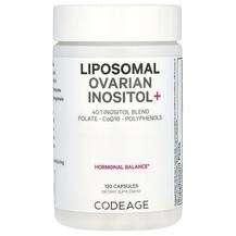 CodeAge, Мио-инозитол, Liposomal Ovarian Inositol+, 120 капсул
