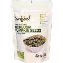 Sunfood, Raw Organic Heirloom Pumpkin Seeds, Гарбузова олія, 2...
