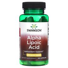 Alpha Lipoic Acid 600 mg Альфа-липоевая Swanson Alpha Lipoic Acid 600 mg Альфа-липоевая Swanson