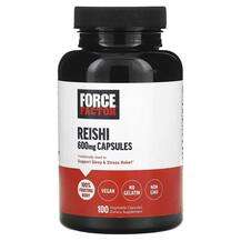 Force Factor, Грибы Рейши, Reishi 600 mg, 100 капсул