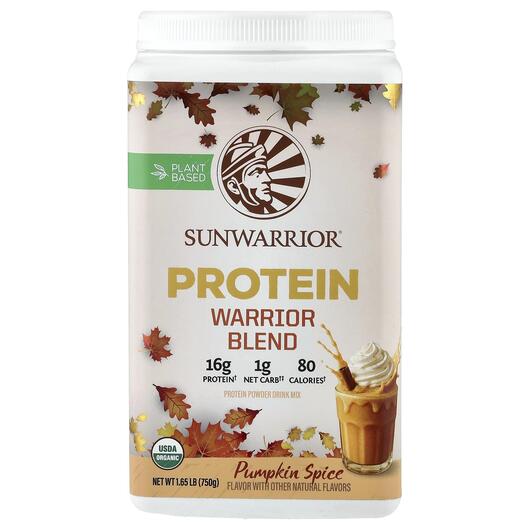 Основное фото товара Sunwarrior, Протеин, Protein Warrior Blend Pumpkin Spice, 750 г