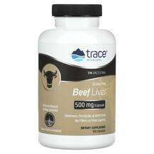 Trace Minerals, TM Ancestral Grass-Fed Beef Liver 500 mg, Бича...