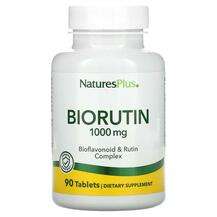 Natures Plus, Biorutin 1000 mg, Біорутин 1000 мг, 90 таблеток