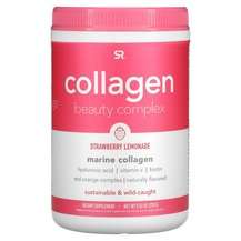 Sports Research, Marine Collagen Beauty Complex Strawberry Lem...