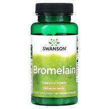 Swanson, Bromelain 500 mg, Бромелайн, 60 капсул