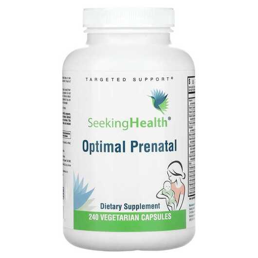 Основне фото товара Seeking Health, Optimal Prenatal, Пренатальні вітаміни, 240 ка...