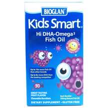 Bioglan, Омега 3, Kids Smart Hi DHA-Omega 3 Fish Oil, 30 таблеток