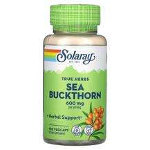 Solaray, True Herbs Sea Buckthorn 600 mg, Обліпиха, 100 капсул