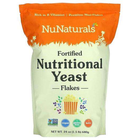 Fortified Nutritional Yeast Flakes, Харчові дріжджі, 680 г