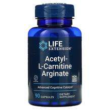 Life Extension, Acetyl-L-Carnitine Arginate, Ацетил-L-карнітин...