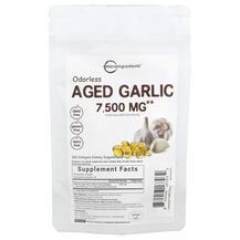 Odorless Aged Garlic 7500 mg Экстракт Чеснока Micro
