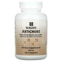Seagate, Artichoke 400 mg, Екстракт Артишока, 100 капсул