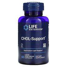 Life Extension, CHOL-Support, 60 Liquid Vegetarian Capsules
