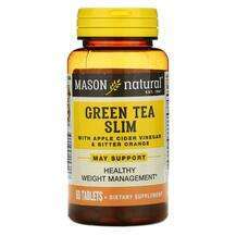 Mason, Green Tea Slim 60, Екстракт Зеленого Чаю, 60 таблеток