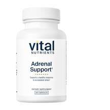 Vital Nutrients, Adrenal Support, Підтримка наднирників, 60 ка...