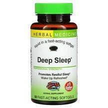 Herbs Etc., Deep Sleep, Підтримка сну, 60 Fast-Acting капсул