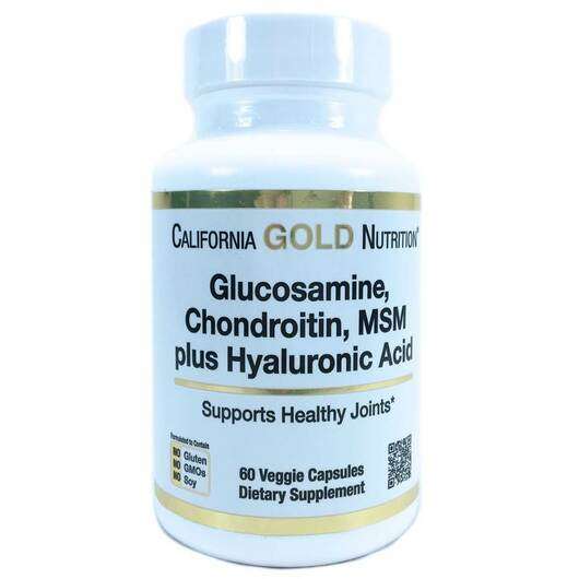 Glucosamine Chondroitin MSM, Глюкозамін хондроїтин МСМ, 60 капсул
