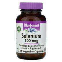 Bluebonnet, Селен, Selenium 100 mcg, 90 капсул