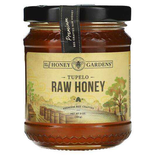 Основное фото товара Honey Gardens, Мед, Tupelo Raw Honey, 255 г