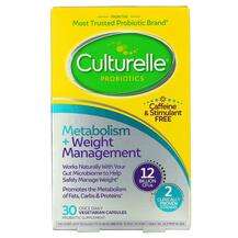 Culturelle, Пробиотики, Metabolism + Weight Management, 30 капсул