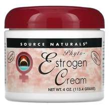 Source Naturals, Фитоэстрогенный крем, Phyto-Estrogen Cream, 1...