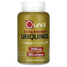 Qunol, Extra Strength Ubiquinol 200 mg, Убіхінол, 60 капсул