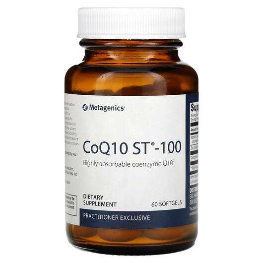 Основное фото товара Metagenics, Убихинон, CoQ10 ST-100, 60 капсул