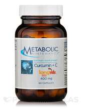 Metabolic Maintenance, Куркумин, Curcumin + C 400 mg, 60 капсул