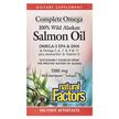Фото товара Natural Factors, Масло дикого лосося, Salmon Oil, 90 капсул