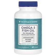 Омега 3 Omega-3 Fish Oil TheVitaminShoppe 60 капсул