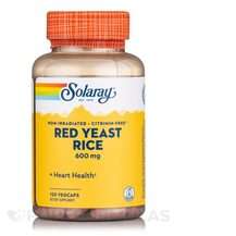 Red Yeast Rice 600 mg Красный дрожжевой рис Solaray