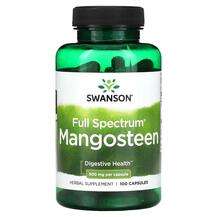 Swanson, Full Spectrum Mangosteen 500 mg, Мангостан, 100 капсул