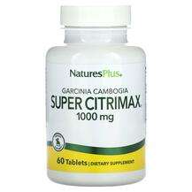 Natures Plus, Garcinia Cambogia Super Citrimax 1000 mg, 60 Tab...