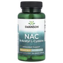 NAC N-Acetyl L-Cysteine N-ацетилцистеин Swanson