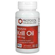 Protocol for Life Balance, Neptune Krill Oil 250 mg, Олія Анта...