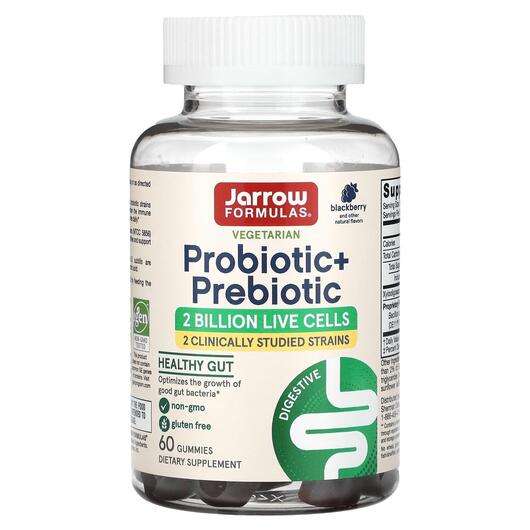 Основное фото товара Jarrow Formulas, Пробиотики, Probiotic Blackberry Gummies, 60 ...