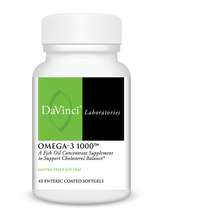 Омега 3 Omega-3 1000 DaVinci Laboratories 45 капсул