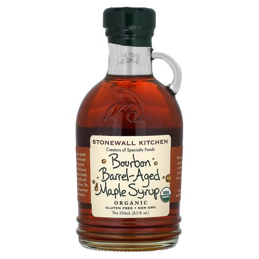 Основне фото товара Organic Bourbon Barrel-Aged Maple Syrup, Кленовий сироп, 250 мл